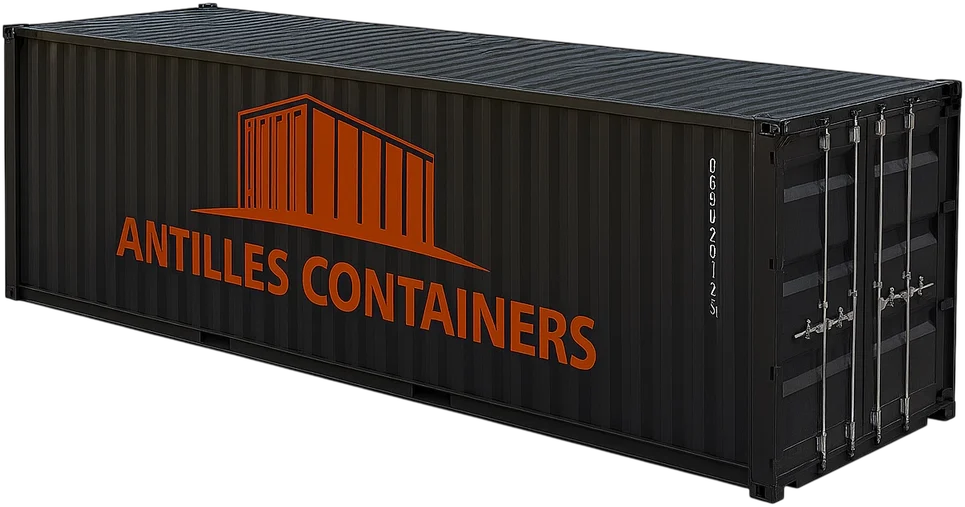 Conteneur maritime 40 pieds High Cube à vendre en Guadeloupe et Martinique