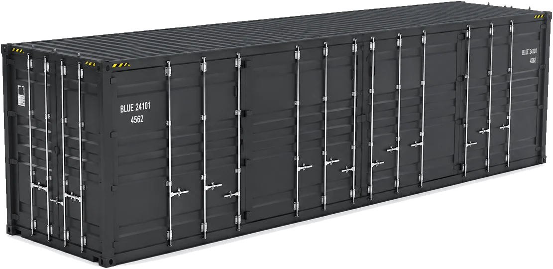 Container 40 pieds Open Side — vente et location en Guadeloupe et Martinique